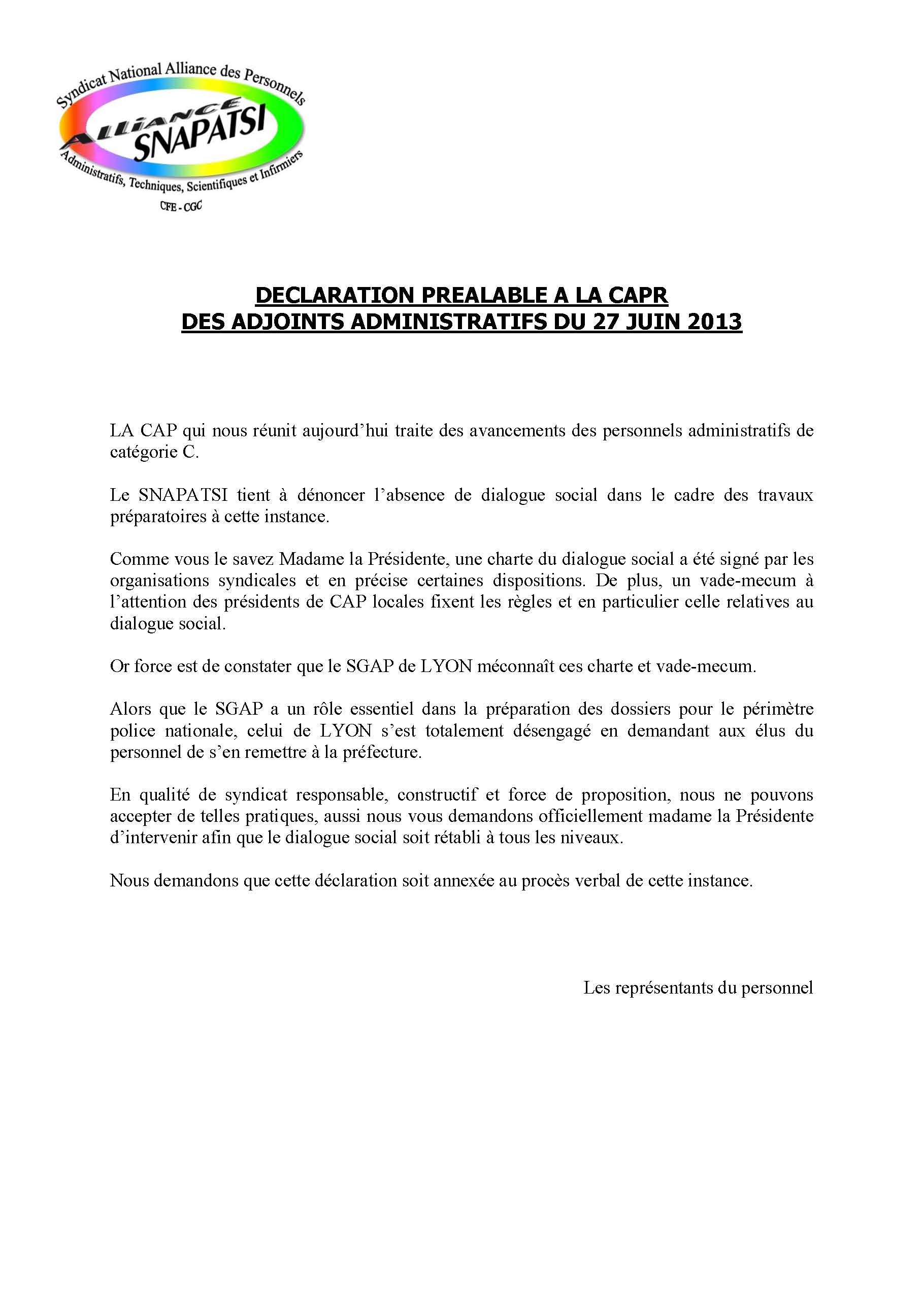 Visualiser la déclaration préalable Visualiser la déclaration préalable