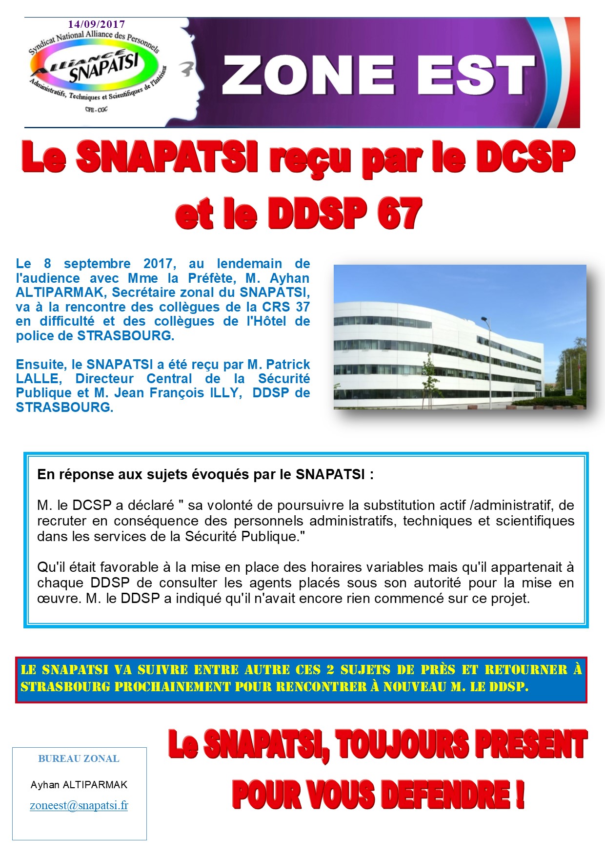rencontre avec un crs